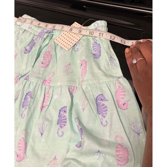 Bailey Lane Girls Tiered Skirt W/ Purple & Pink Sea Creature Print Size M 8-10 - Picture 8 of 10